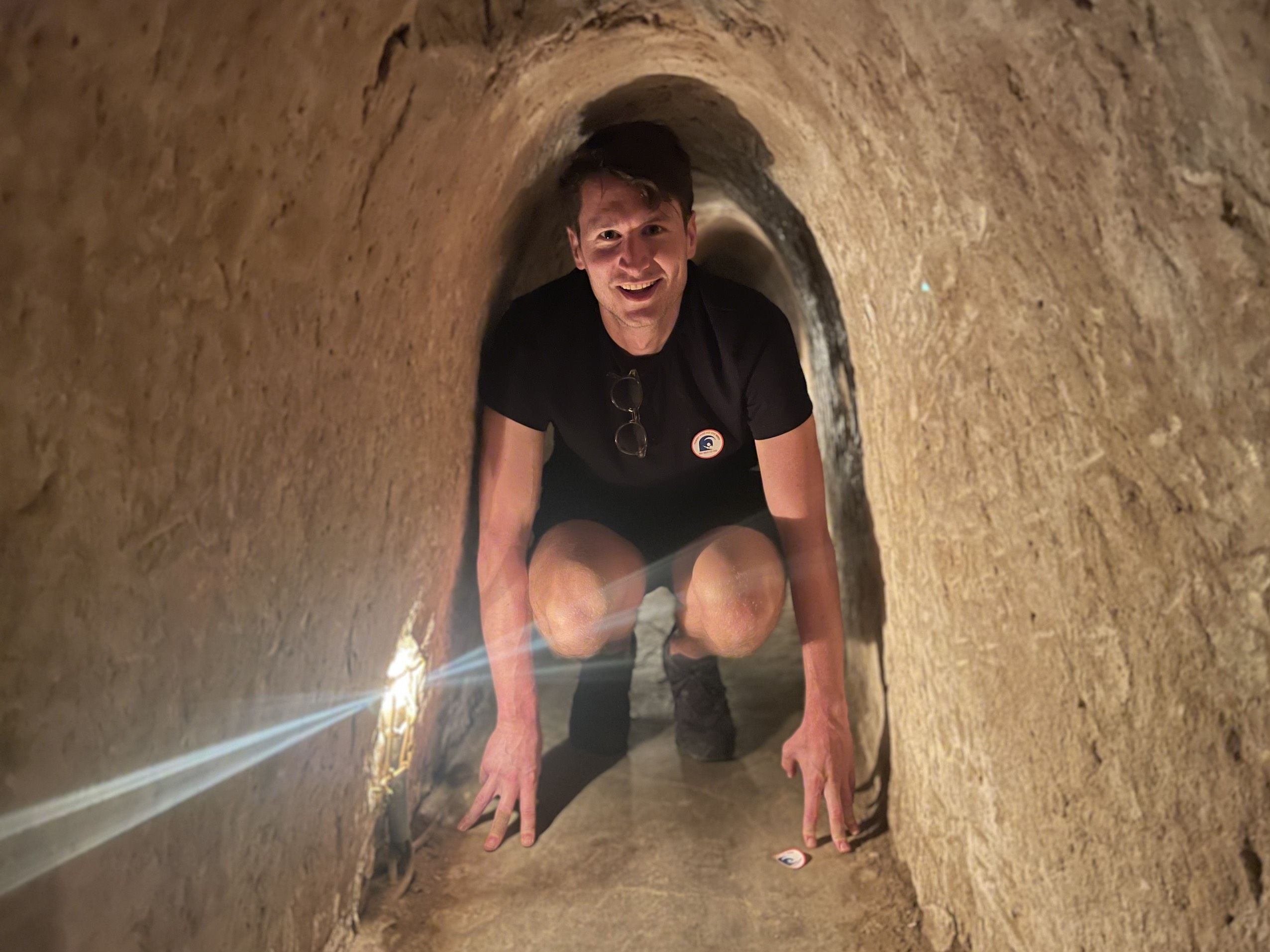 Exploring Cu Chi Tunnels
